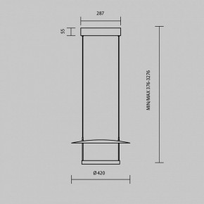 Подвесной светильник Maytoni Ambience MOD280PL-L23B3K1 в Ижевске - izhevsk.ok-mebel.com | фото 4