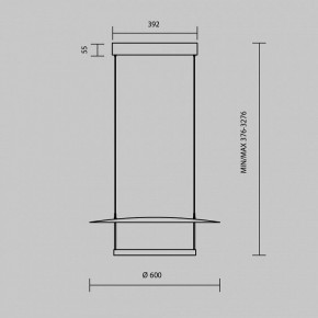 Подвесной светильник Maytoni Ambience MOD280PL-L30B3K1 в Ижевске - izhevsk.ok-mebel.com | фото 4