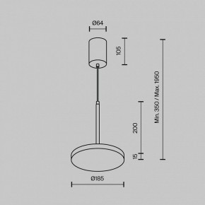 Подвесной светильник Maytoni Plato P076PL-L12W4K-BS в Ижевске - izhevsk.ok-mebel.com | фото 6