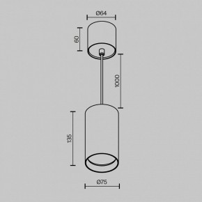 Подвесной светильник Maytoni Vol P100PL-20W3K-BS в Ижевске - izhevsk.ok-mebel.com | фото 7