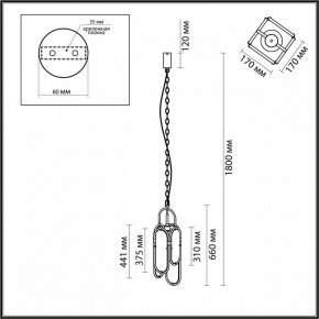 Подвесной светильник Odeon Light Milano 7066/15L в Ижевске - izhevsk.ok-mebel.com | фото 7