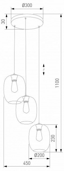Подвесной светильник TK Lighting Elio 5973 Elio в Ижевске - izhevsk.ok-mebel.com | фото 3