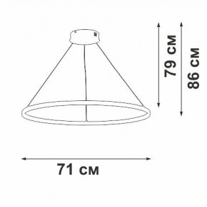 Подвесной светильник Vitaluce V2516 V2516-8/3S в Ижевске - izhevsk.ok-mebel.com | фото 3