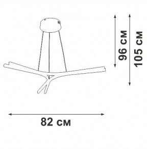 Подвесной светильник Vitaluce V2708 V2708-9/3S в Ижевске - izhevsk.ok-mebel.com | фото 3