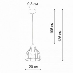 Подвесной светильник Vitaluce V3102 V3102-0/1S в Ижевске - izhevsk.ok-mebel.com | фото 3
