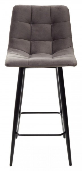Полубарный стул CHILLI-QB графит #14, велюр / черный каркас (H=66cm) М-City в Ижевске - izhevsk.ok-mebel.com | фото 5