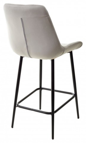 Полубарный стул ХОФМАН, цвет H-09 Светло-серый, велюр / черный каркас H=63cm М-City в Ижевске - izhevsk.ok-mebel.com | фото 6