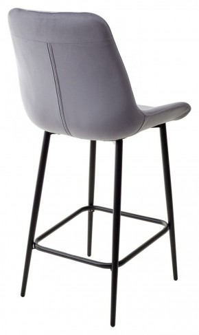 Полубарный стул ХОФМАН, цвет H-14 Серый, велюр / черный каркас H=63cm М-City в Ижевске - izhevsk.ok-mebel.com | фото 5