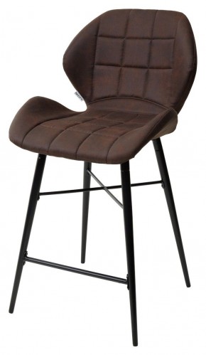 Полубарный стул MARCEL COWBOY-#800 темно-коричневый (H=65cm), ткань микрофибра М-City в Ижевске - izhevsk.ok-mebel.com | фото 1
