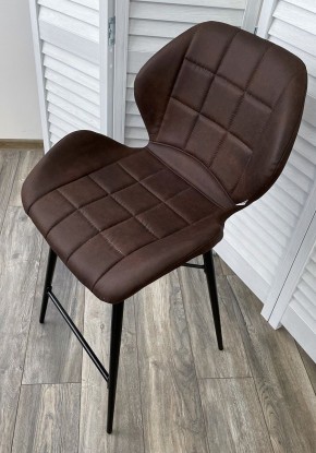 Полубарный стул MARCEL COWBOY-#800 темно-коричневый (H=65cm), ткань микрофибра М-City в Ижевске - izhevsk.ok-mebel.com | фото 3