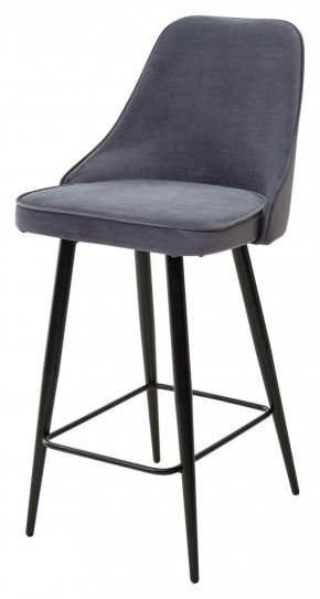Полубарный стул NEPAL-PB ЛАТТЕ #25, велюр/ черный каркас (H=68cm) М-City в Ижевске - izhevsk.ok-mebel.com | фото 1
