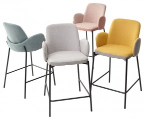 Полубарный стул NYX (H=65cm) VF109 розовый / VF110 брусничный М-City в Ижевске - izhevsk.ok-mebel.com | фото 5