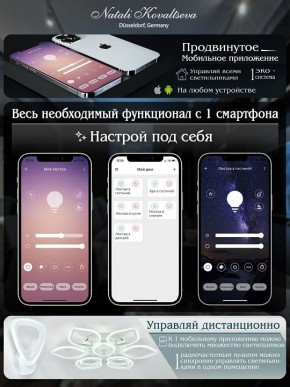 Потолочная люстра Natali Kovaltseva COBRA LED LAMPS 81121/7C в Ижевске - izhevsk.ok-mebel.com | фото 7