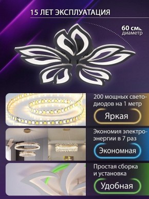 Потолочная люстра Natali Kovaltseva FORTUNA LED LAMPS 81107/5C в Ижевске - izhevsk.ok-mebel.com | фото 5