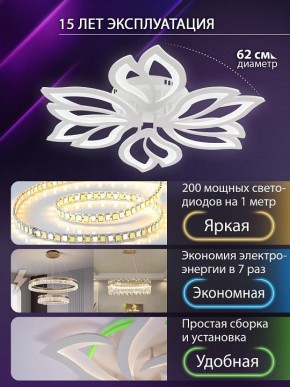 Потолочная люстра Natali Kovaltseva FORTUNA LED LAMPS 81107/6C в Ижевске - izhevsk.ok-mebel.com | фото 5