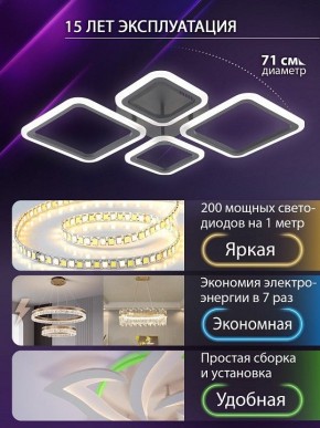 Потолочная люстра Natali Kovaltseva OPTI LED LAMPS 81108/2C в Ижевске - izhevsk.ok-mebel.com | фото 5