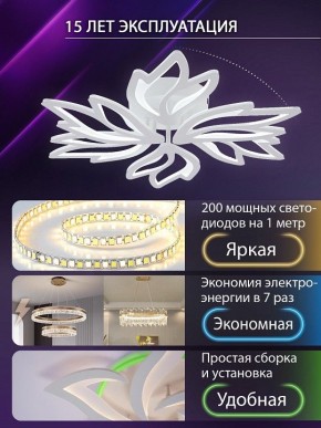 Потолочная люстра Natali Kovaltseva RIF LED LAMPS 81118/5C в Ижевске - izhevsk.ok-mebel.com | фото 5