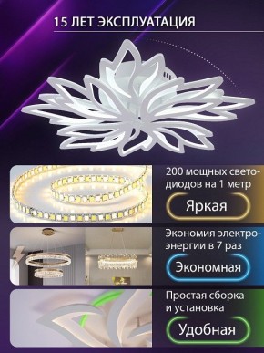 Потолочная люстра Natali Kovaltseva RIF LED LAMPS 81118/6C в Ижевске - izhevsk.ok-mebel.com | фото 5