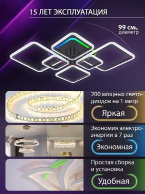 Потолочная люстра Natali Kovaltseva SPEKTR LED LAMPS 81442 в Ижевске - izhevsk.ok-mebel.com | фото 5