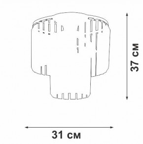 Потолочная люстра Vitaluce V5155 V5155-1/4PL в Ижевске - izhevsk.ok-mebel.com | фото 4