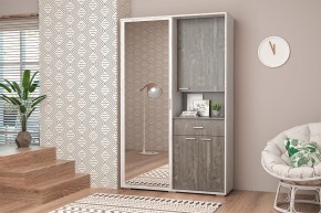 Прихожая Иннэс-4 (ЛДСП бетон светлый/камень темный) в Ижевске - izhevsk.ok-mebel.com | фото
