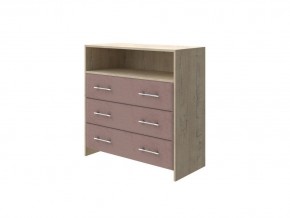 PROxSON Комод Varna (ЛДСП Бунратти+ткань Бунратти/Ultra Горячий шоколад) 90x40 в Ижевске - izhevsk.ok-mebel.com | фото