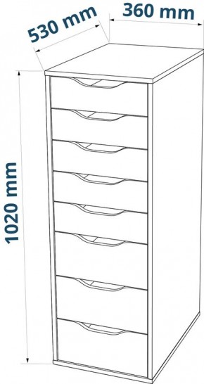 S01439 Ингар Д 132 стол письменный 132x58x76, белый в Ижевске - izhevsk.ok-mebel.com | фото