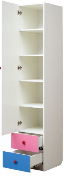 Шкаф 1-но дверный с ящиками и фотопечатью Совята 1.2 (400) в Ижевске - izhevsk.ok-mebel.com | фото 2