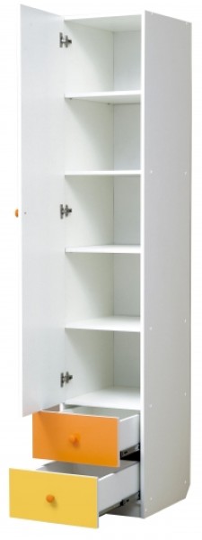 Шкаф 1-но дверный с ящиками Радуга (400) в Ижевске - izhevsk.ok-mebel.com | фото 2