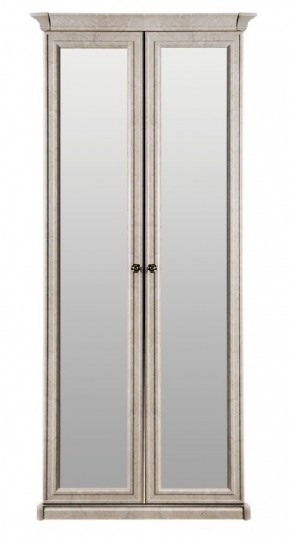 Шкаф 2-х створчатый с зеркалом Афина (крем корень) в Ижевске - izhevsk.ok-mebel.com | фото