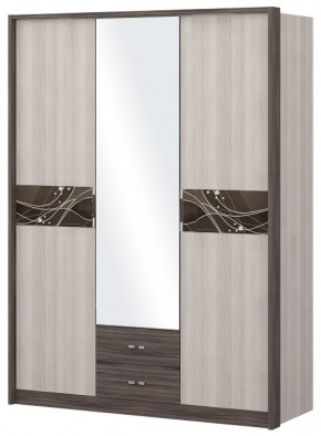 Шкаф 3-х дверный с зеркалом Шк68.2 МС Николь в Ижевске - izhevsk.ok-mebel.com | фото