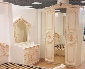Шкаф 3-х дверный с зеркалами (01.143) Роза (беж) в Ижевске - izhevsk.ok-mebel.com | фото 3