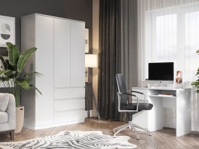 Шкаф 3-ств. с 3 ящиками "Бьянко" в Ижевске - izhevsk.ok-mebel.com | фото 4