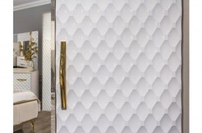 Шкаф 5-ти ств с зеркалами Lara (белый глянец) в Ижевске - izhevsk.ok-mebel.com | фото 3