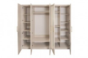 Шкаф 5-ти ств с зеркалами Мокко (бежевый) в Ижевске - izhevsk.ok-mebel.com | фото 2