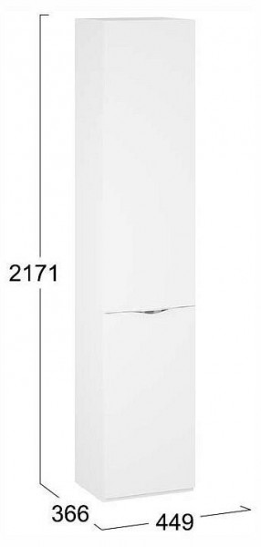 Шкаф для белья Глосс СМ-319.07.011 в Ижевске - izhevsk.ok-mebel.com | фото 4