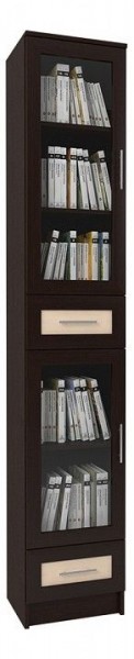 Шкаф книжный Мебелайн-42 в Ижевске - izhevsk.ok-mebel.com | фото