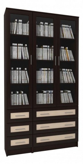 Шкаф книжный Мебелайн-52 в Ижевске - izhevsk.ok-mebel.com | фото