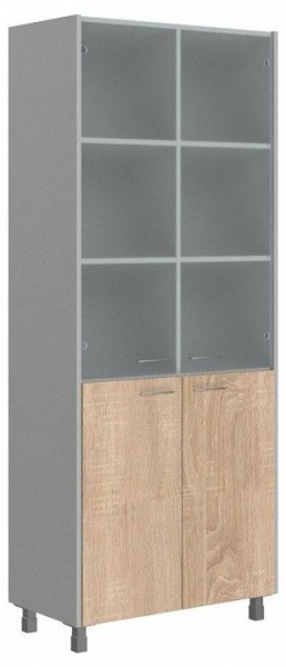 Шкаф книжный Offix New OHC 87.2 в Ижевске - izhevsk.ok-mebel.com | фото