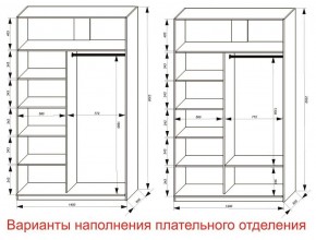 Шкаф-купе 1400 серии SOFT D8+D2+B2+PL4 (2 ящика+F обр.штанга) профиль «Графит» в Ижевске - izhevsk.ok-mebel.com | фото 8