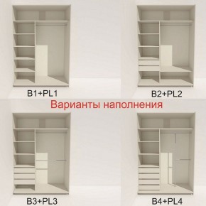 Шкаф-купе 1600 серии SOFT D1+D3+B2+PL1 (2 ящика+1штанга) профиль «Графит» в Ижевске - izhevsk.ok-mebel.com | фото 5