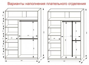 Шкаф-купе 1600 серии SOFT D8+D2+B2+PL4 (2 ящика+F обр.штанга) профиль «Графит» в Ижевске - izhevsk.ok-mebel.com | фото 8