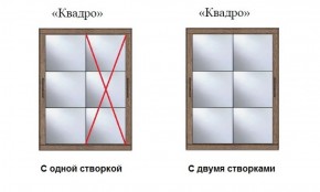 Шкаф-купе №19 Серия 3 Квадро (1500) Ясень Анкор светлый в Ижевске - izhevsk.ok-mebel.com | фото 3