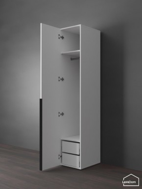 Шкаф Linnea MHR-1-3 2050х400х510 (Белый-М 11.1.2) в Ижевске - izhevsk.ok-mebel.com | фото 5