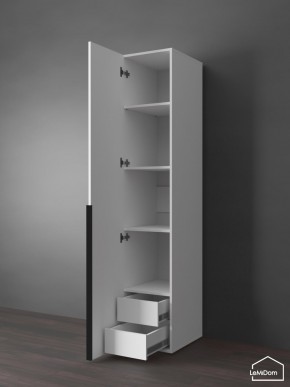 Шкаф Linnea MHR-1-3 2050х400х510 (Белый-М 11.1.2) в Ижевске - izhevsk.ok-mebel.com | фото 6