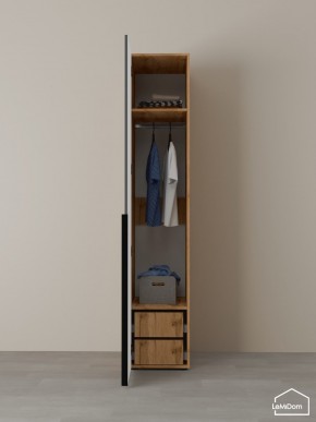 Шкаф Linnea MHR-1-3 2050х400х510 (ДВ-М 11.1.25) в Ижевске - izhevsk.ok-mebel.com | фото 5