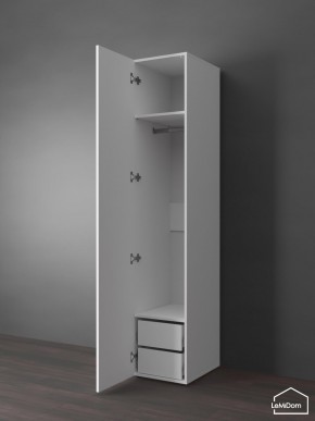 Шкаф Linnea MHR-1PO-3 2050х400х510 (Белый-М 11.1.2) в Ижевске - izhevsk.ok-mebel.com | фото 4