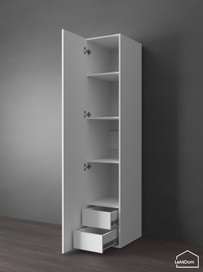 Шкаф Linnea MHR-1PO-4 2050х400х510 (Белый-М 11.1.2) в Ижевске - izhevsk.ok-mebel.com | фото 4