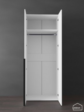 Шкаф Linnea MHR-2 2050х800х510 (Белый-М 11.1.1) в Ижевске - izhevsk.ok-mebel.com | фото 4