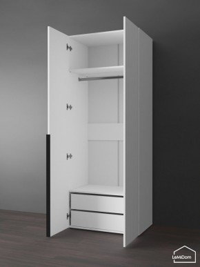 Шкаф Linnea MHR-2-3 2050х800х510 (Белый-М 11.1.2) в Ижевске - izhevsk.ok-mebel.com | фото 6